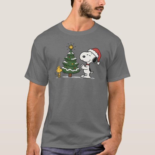 Christmasogether Funny Vintage Christmasree Tシャツ (正面)