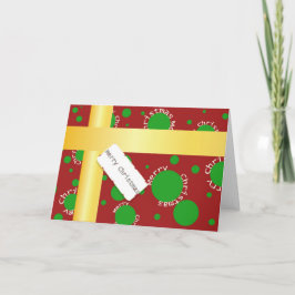 Christmaspackageグリーティングカード シーズンカード