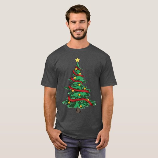 Christmasree Christmas vintage Tシャツ (正面フル)