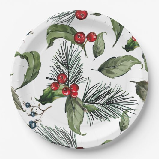 Christmass  ペーパープレート (正面)