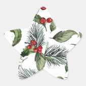 Christmass  星シール (正面)