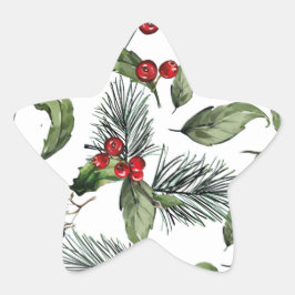 Christmass 星シール