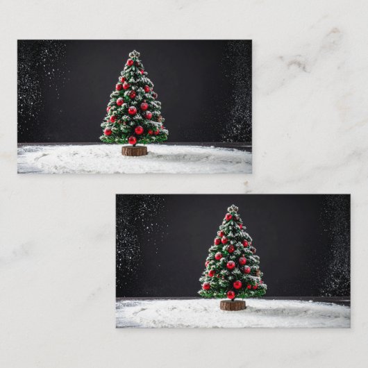 christmass tree プレイスカード (正面/裏面)