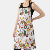 christmast pattern  エプロン (インサイチュ)