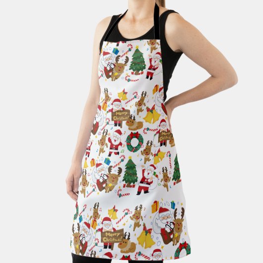 christmast pattern  エプロン (インサイチュ)