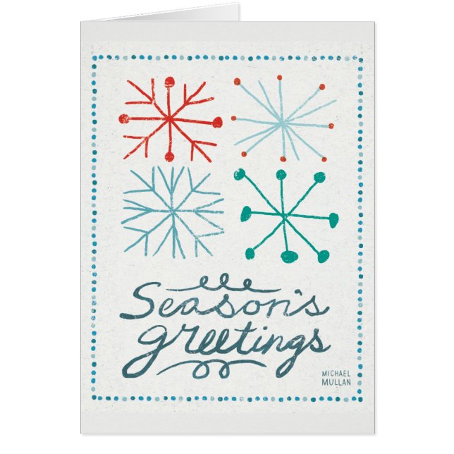 Christmastimeのメリーな雪片 (正面)