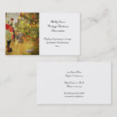 Christmastime再び小さな男の子とジュルグレン 名刺 (正面/裏面)