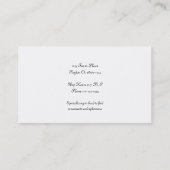 Christmastime再び小さな男の子とジュルグレン 名刺 (裏面)