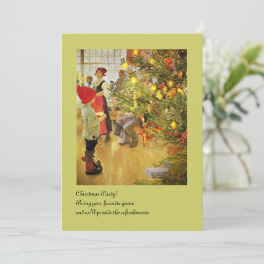 Christmastime再び小さな男の子とジュルグレン 招待状 (スタンド正面)