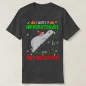 Christmath Math Christmの海馬が欲しい Tシャツ (デザイン正面)