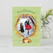 Christmoose Watercolor Greeting Card シーズンカード (スタンド正面)