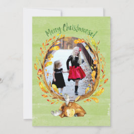 Christmoose Watercolor Greeting Card シーズンカード