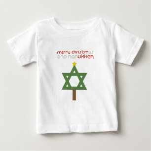 CHRISTMUKKAHの木 ベビーTシャツ