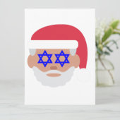 christmukkahサンタクロース絵文字 シーズンカード (スタンド正面)