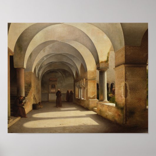 Christoffer Wilhelm Eckersberg - The Cloisters ポスター (正面)