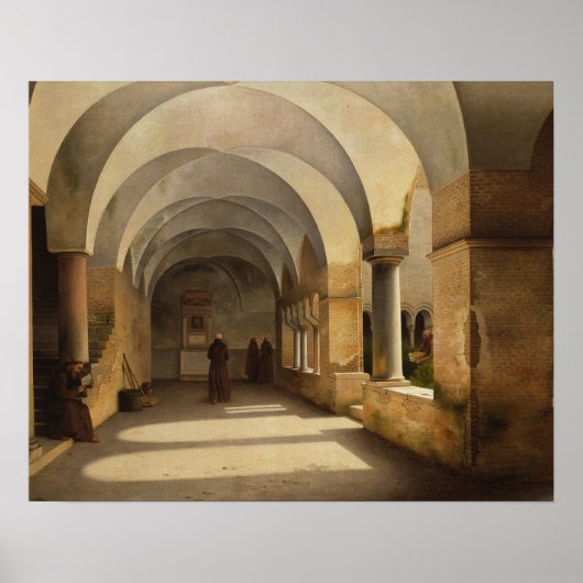 Christoffer Wilhelm Eckersberg - The Cloisters ポスター (正面)