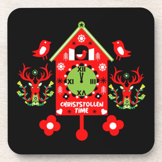 Christollen Weihnachstollen Stollenクリスマスエプロン コースター (正面)