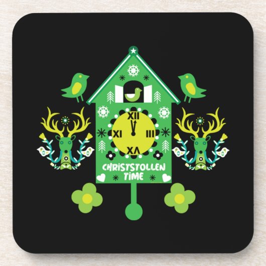 Christollen Weihnachstollen Stollenクリスマス コースター (正面)