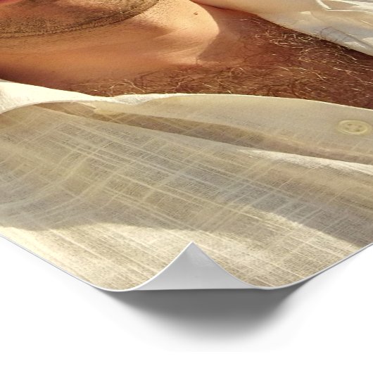 Christophe LEROY - Chemise blanche balcon ポスター (角)