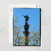 Christopher Columbus – バルセロナ,スペインのポストカード ポストカード (正面/裏面)
