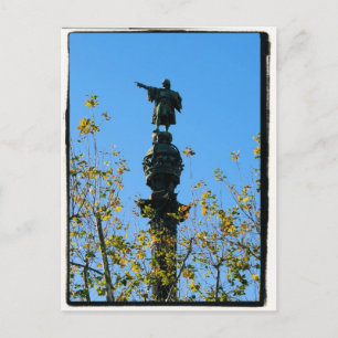 Christopher Columbus – バルセロナ,スペインのポストカード ポストカード