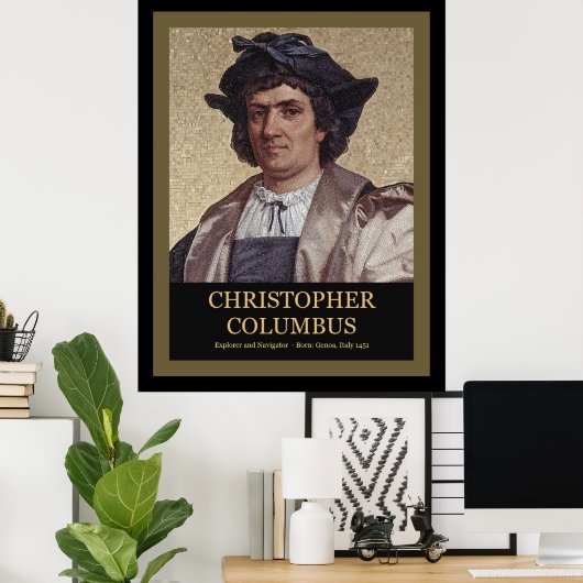 Christopher Columbus ポスター (ホームオフィス)