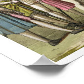 Christopher Columbus (1451-1506) with Hernando Cor ポスター (角)