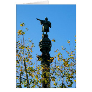 Christopher Columbus Barcelona,スペイン空白のカード