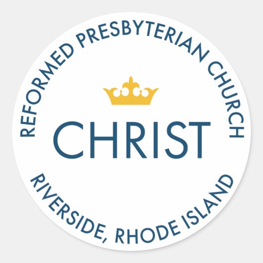 ChristRPC大ステッカー ラウンドシール (正面)