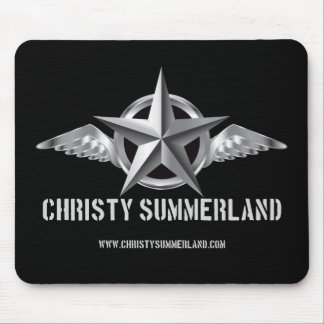 Christy Summerlandのロゴのマウスパッド マウスパッド