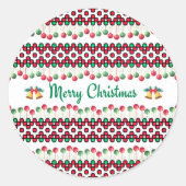 Chritmas ラウンドシール (正面)