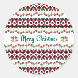 Chritmas ラウンドシール