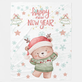 Chritmass blanket フリースブランケット