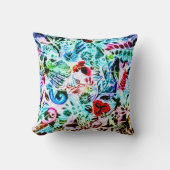 "Chroma Flora" 16x16  クッション (正面)