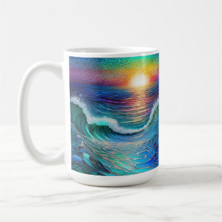 Chroma Sea Seascape コーヒーマグカップ