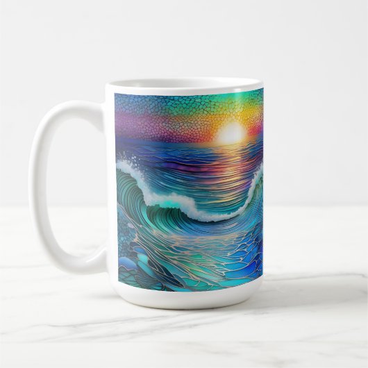 Chroma Sea Seascape コーヒーマグカップ (左)