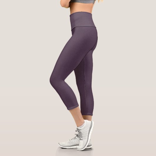 Chroma Textura - Fig High Waisted Capri Leggings カプリレギンス (左)