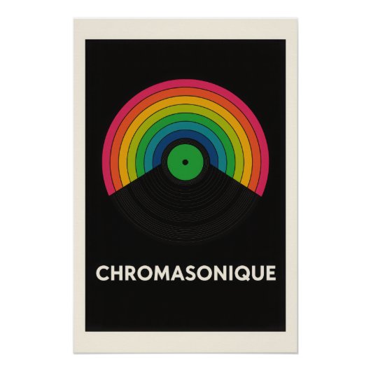 🌈 Chromasonique – L'Explosion Chromatique du Son ポスター (正面)