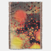 Chromatic Burst – Artistic Fleece Blanket スローブランケット (正面縦)