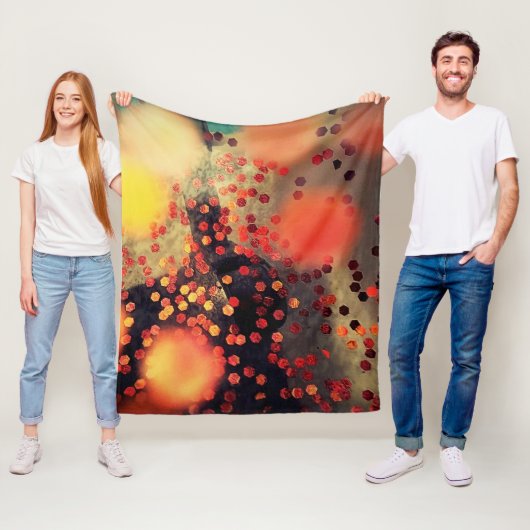 Chromatic Burst – Artistic Fleece Blanket フリースブランケット (インサイチュ)