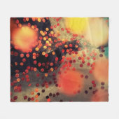 Chromatic Burst – Artistic Fleece Blanket フリースブランケット (正面(横))