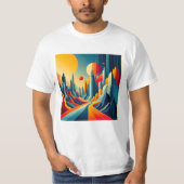 Chromatic Cityscape Tシャツ (正面)