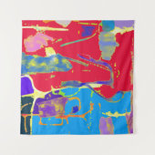 Chromatic Collision  Primary Pulse タペストリー (正面(横))