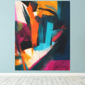 Chromatic Crosscurrents キャンバスプリント (インサイチュ (ウッドフロア))