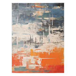 Chromatic Crossroads Abstract Digital Painting テーブルクロス