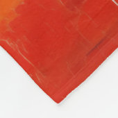 Chromatic Crossroads Abstract Digital Painting フリースブランケット (角)