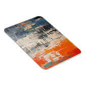 Chromatic Crossroads Abstract Digital Painting マグネット (右側)