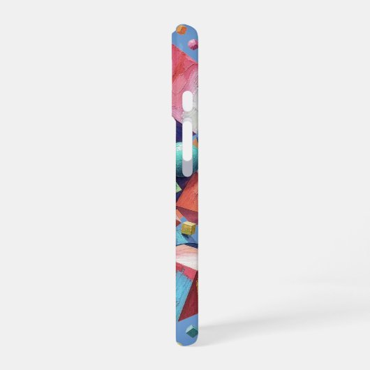 Chromatic Cube Symphony iPhone 16ケース (左側面)