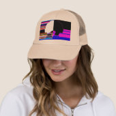 Chromatic Dual Profile – Modern Art Trucker Cap キャップ (インサイチュ)