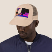 Chromatic Dual Profile – Modern Art Trucker Cap キャップ (インサイチュ)
